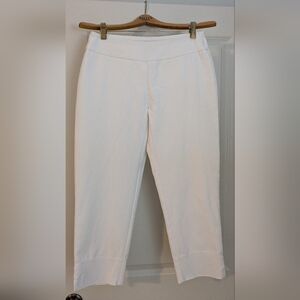 Eric Women's White Crop Pants
